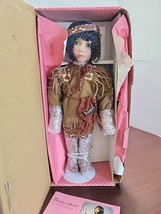 Native American Porcelain Doll 14" Paradise Galleries Patricia Rose - $22.96