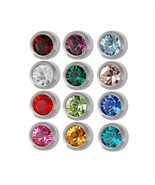 Caflon Surgical Steel 3mm Ear piercing Earrings studs 12 pair Mixed Colo... - $21.95
