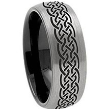 (New With Tag) Tungsten Carbide Celtic Wedding Band Ring-Price for one ring 5 - £46.84 GBP