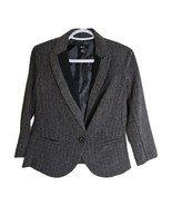BCX Women&#39;s 3/4 Sleeve One Button Lined Jacket Black Size M - $260.58 MXN