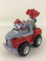 Paw Patrol Dino Rescue Marshall&#39;s Deluxe Rev Up Vehicle Emergency Fire Truck Toy - £15.78 GBP