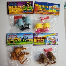 Vintage 4 Ramp Walker Twin Header Toy  Old Vending Stock New Old Stock S... - £7.85 GBP