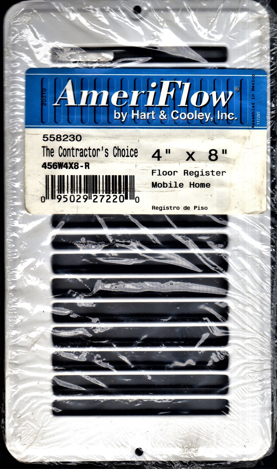 Air Vents  (Heat &amp; AC ) AmeriFlow by Hart &amp; Cooley 4 in X 8 in. - $8.65