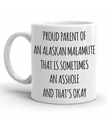 Proud Parent of An Alaskan Malamute Gift Mug for Women and Men, Funny Al... - $14.95