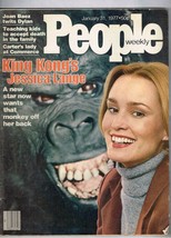 1977 People Magazine January 31st Jessica Lange King Kong - £38.33 GBP