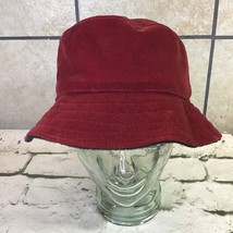 Liz Claiborne Villager Bucket Hat Red Womens One Size - $14.84