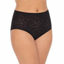 Secret Treasures Women&#39;s Lace Leaf Brief Panties Size X-SMALL Black New - £9.33 GBP