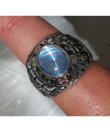 1976 Gahr High School Cerritos California Class Ring Blue Stone Zales Si... - £157.71 GBP