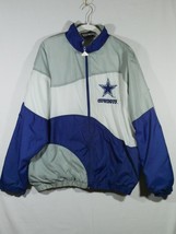 Vtg Dallas Cowboys 90s Apex One Pro Line Windbreaker Jacket Size Xl - £47.20 GBP