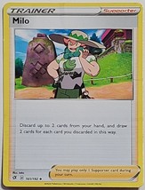 Pokémon TCG Milo Rebel Clash 161/192 Regular Uncommon MP - $3.95