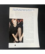 LEONARDO DiCAPRIO Tying Shoes Fashion Magazine Clipping - $15.83