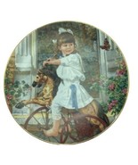 1993 Sandra Kuck Porcelain Plate Me &amp; My Pony Hearts &amp; Flowers Ltd Ed #4... - $9.75