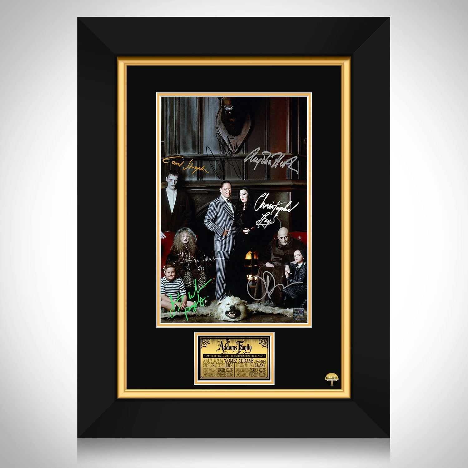 Addams Family Photo Limited Signature Edition Studio Licensed Custom Frame - $236.23