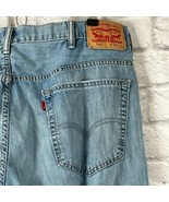 Levi Strauss 569 Locker Gerade Passform Herren 38x33 Jeans Rot Tab Tasch... - $31.17