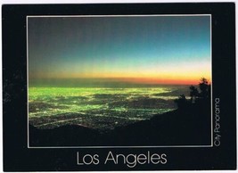 Postcard Los Angeles Night View From Mount Wilson California 4 1/2&quot; x 6 1/2 - £3.11 GBP