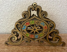 VINTAGE ZODIAC LETTER HOLDER 1970&#39;S - £7.78 GBP