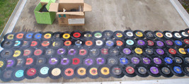 Large Lot Of Vintage 45&#39;s Record Albums - £70.18 GBP