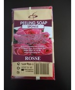 GLYCERIN PEELING SOAP-SPONGE ROSSE 55 gr Rejuvenates the skin Rose water... - $5.36 CAD