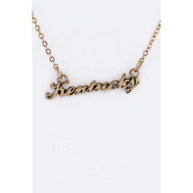 17 Inch Stylish Kentucky State Women Pendant Necklace Earrings Jewelry G... - £6.32 GBP