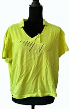 Ladies Jamie Sadock Sleeveless Shirt,  Embroidered Accents, 100% Cotton, XL - $17.97