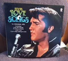 Elvis Presley LP &quot;Elvis Love Songs&quot; K-Tel NU9900 16 Original Hits 1981 - £5.51 GBP