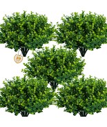 Lnoicy Artificial Greenery Plants Outdoor Uv Resistant Fake Plants Boxwood - $41.96