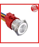 Latching 22mm LED Push Button Switch 10A - Ideal for Automotive Modifica... - $537.71 MXN