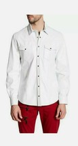 100%Lambskin White Shirt Formal Stylish Men Casual Handmade Pure Leather... - £83.93 GBP