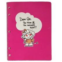 Vintage DEAR GOD KIDS Wide Ruled Notebook Aladdin Religion Kids Unused ~... - £3.48 GBP