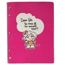 Vintage DEAR GOD KIDS Wide Ruled Notebook Aladdin Religion Kids Unused ~ Rare - £3.56 GBP