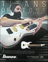 Periphery Jake Bowen Signature Ibanez JBM10FX guitar advertisement 2019 ad print - £3.38 GBP