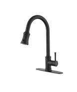  Single Handle High Arc Pull Out Kitchen Faucet,Single Level Stainless Steel Kit - $220.56