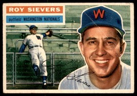 1956 Topps #75a Roy Sievers White Back Low Grade - £7.79 GBP