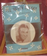 I&#39;ll never forget / sheet music / - $10.00