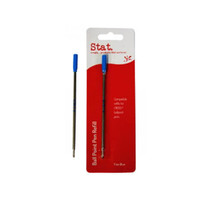 Stat Cross Ballpoint Pen Refill Fine (Pack of 10) - Blue - £32.51 GBP