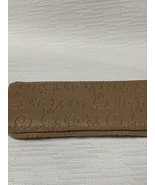 Miffy Embossed Pen Case - Brown - Stylish Functional - $28.70