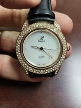 Vintage Women&#39;s Wristwatch w/FAUX Diamonds Brand B Diamond - £11.15 GBP