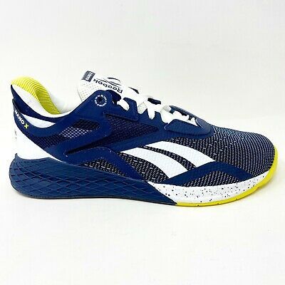 Primary image for Reebok Nano X Vector Navy White Chartreuse Mens Cross Training Sneakers FW8473
