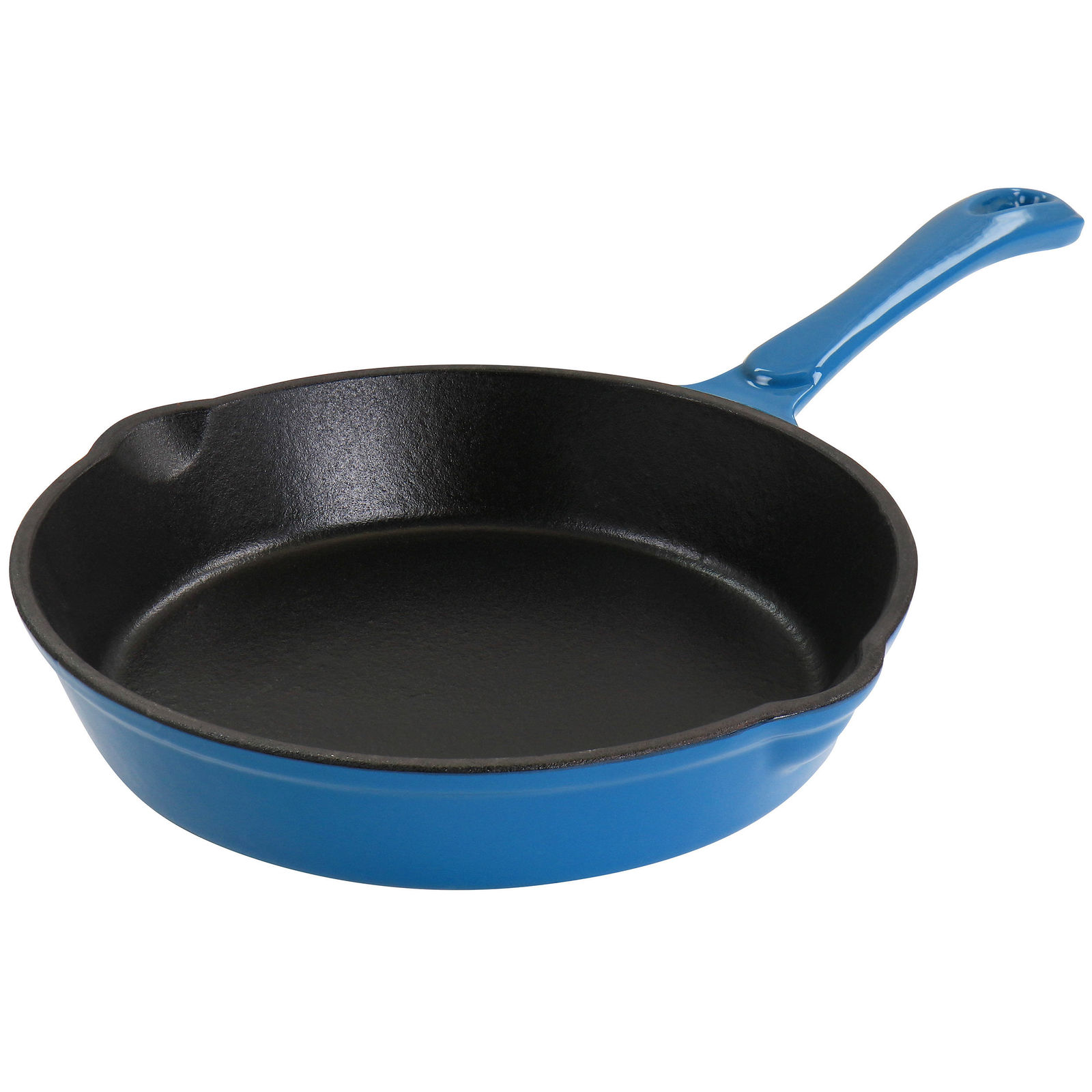Primary image for MegaChef Enameled Round 8 Inch PreSeasoned Cast Iron Frying Pan in Turquoise