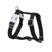 Red Dingo Plain Black Dog Harness 20mm x (Neck: 36-59cm / Body 45-66cm)  - £30.37 GBP