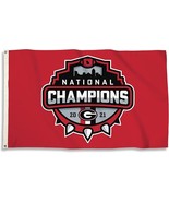 Georgia Bulldogs Flag 3x5 National Football Champions 2021 Red Banner UG... - £28.77 GBP