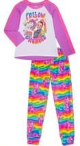 Jojo Siwa Follow Your Dreams Rainbow Pajamas Large 10-12 - £18.10 GBP