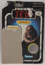 Vintage Star Wars Bib Fortuna 65 A Back Cardback Kenner Canada - $34.16