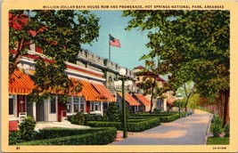 Arkansas Hot Springs National Park Million Dollar Bath 1930-45 Vintage Postcard - £6.75 GBP