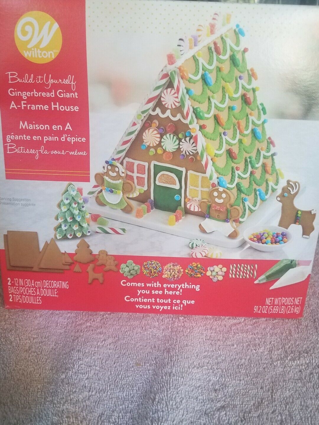 Wilton Built it Yourself Gingerbread Giant A-Frame House - $68.08