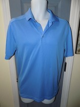 Nike Golf Blue Dri-Fit Performance Polo Shirt Size S Men&#39;s EUC - £14.58 GBP