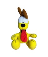 Garfield ODIE Toy Factory stuffed plush yellow puppy dog tongue 11&quot; - $367.50 MXN