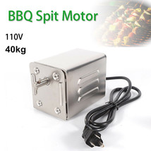 15W 40Kg Electric Rotisserie Bbq Grill Roaster Spit Rod Chicken Pig Meat Motor - £83.02 GBP