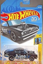 2018 Hot Wheels #261 Checkmate-King 1/9 KING KUDA Black w/Black OH5 Sp 50th Ann - £5.79 GBP