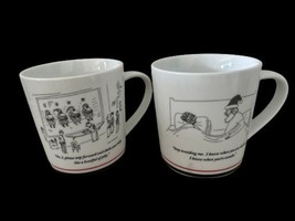 Set of 2 New Yorker 2001 Restoration Hardware Santa Mugs - $29.69